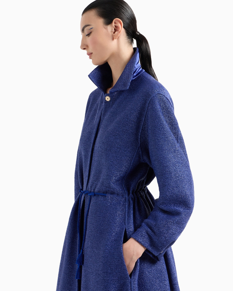 GIORGIO ARMANI LIGHTWEIGHT RAFFIA COAT outlook