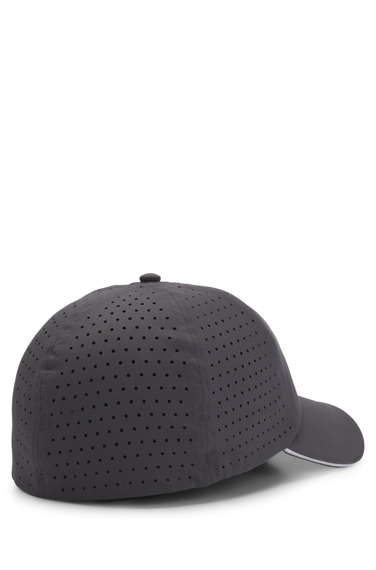 TAFFETA CAP WITH LASER-CUT DOT PATTERN - 3