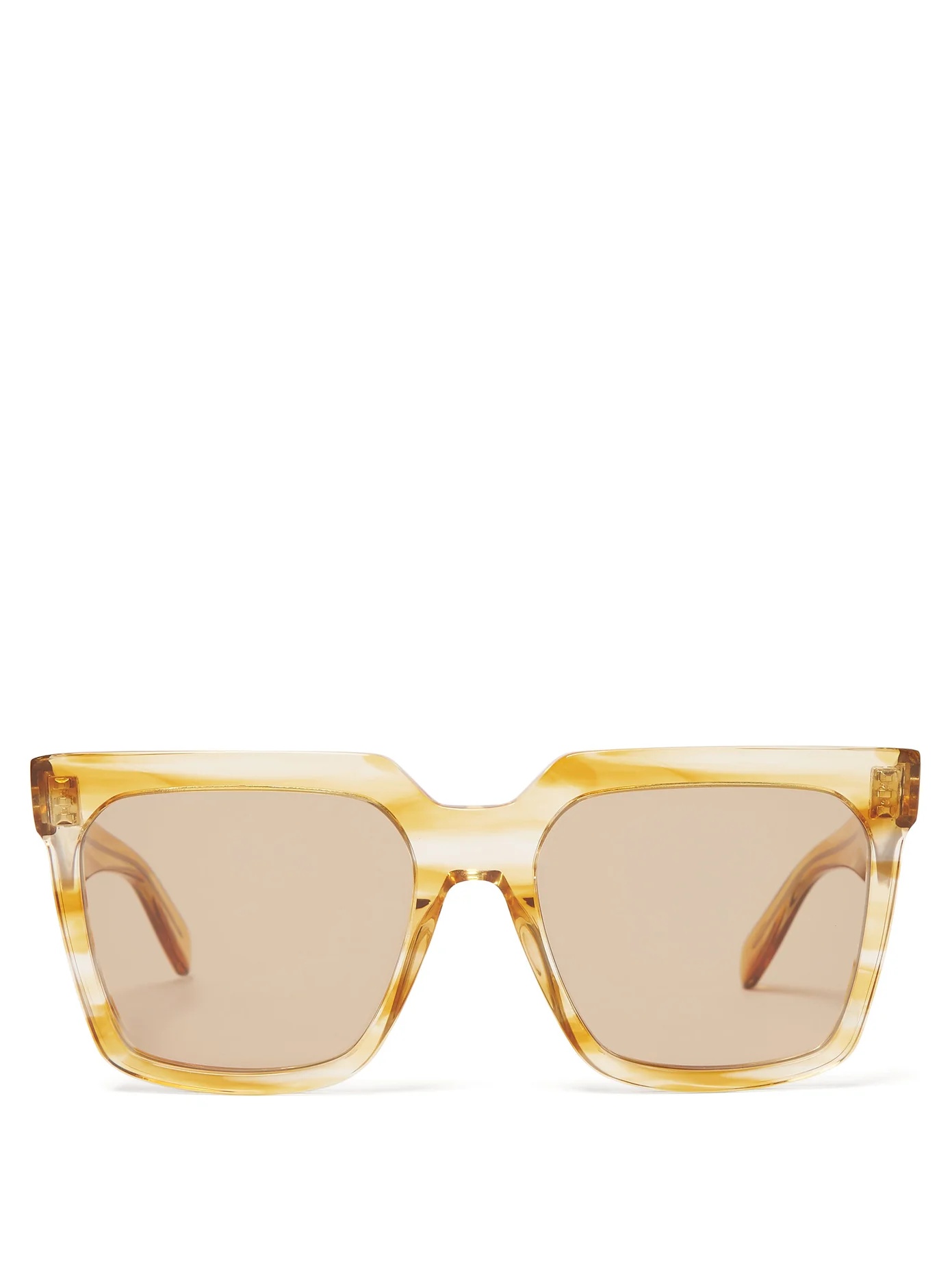 Square acetate sunglasses - 1