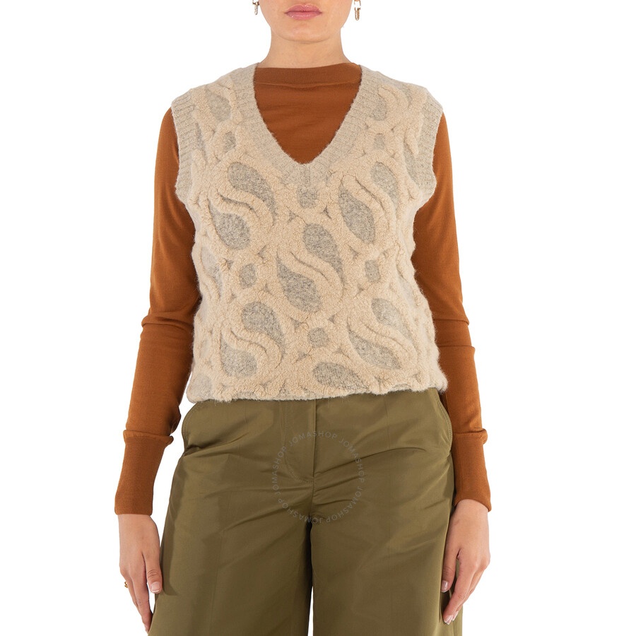 Stella McCartney Ladies Beige Monogram Vest - 3
