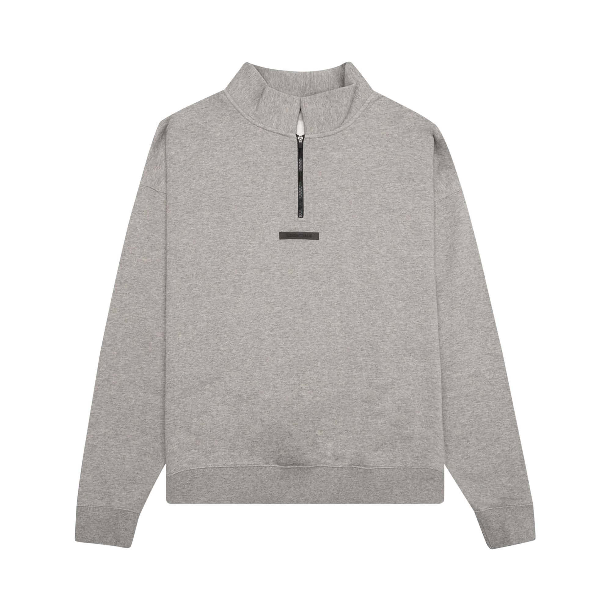 Fear of God Essentials Mockneck Half Zip 'Oatmeal' - 1