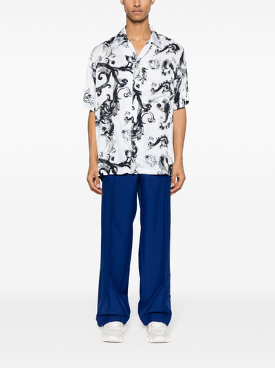 VERSACE JEANS COUTURE Barocco-print short-sleeve shirt outlook