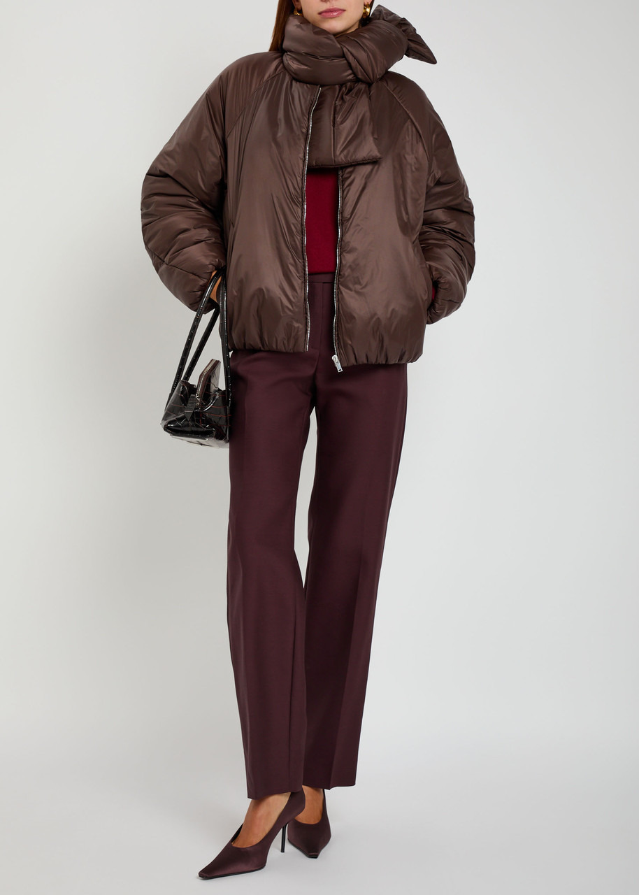 Armarium Lana Scarf-effect Padded Nylon Jacket - 4