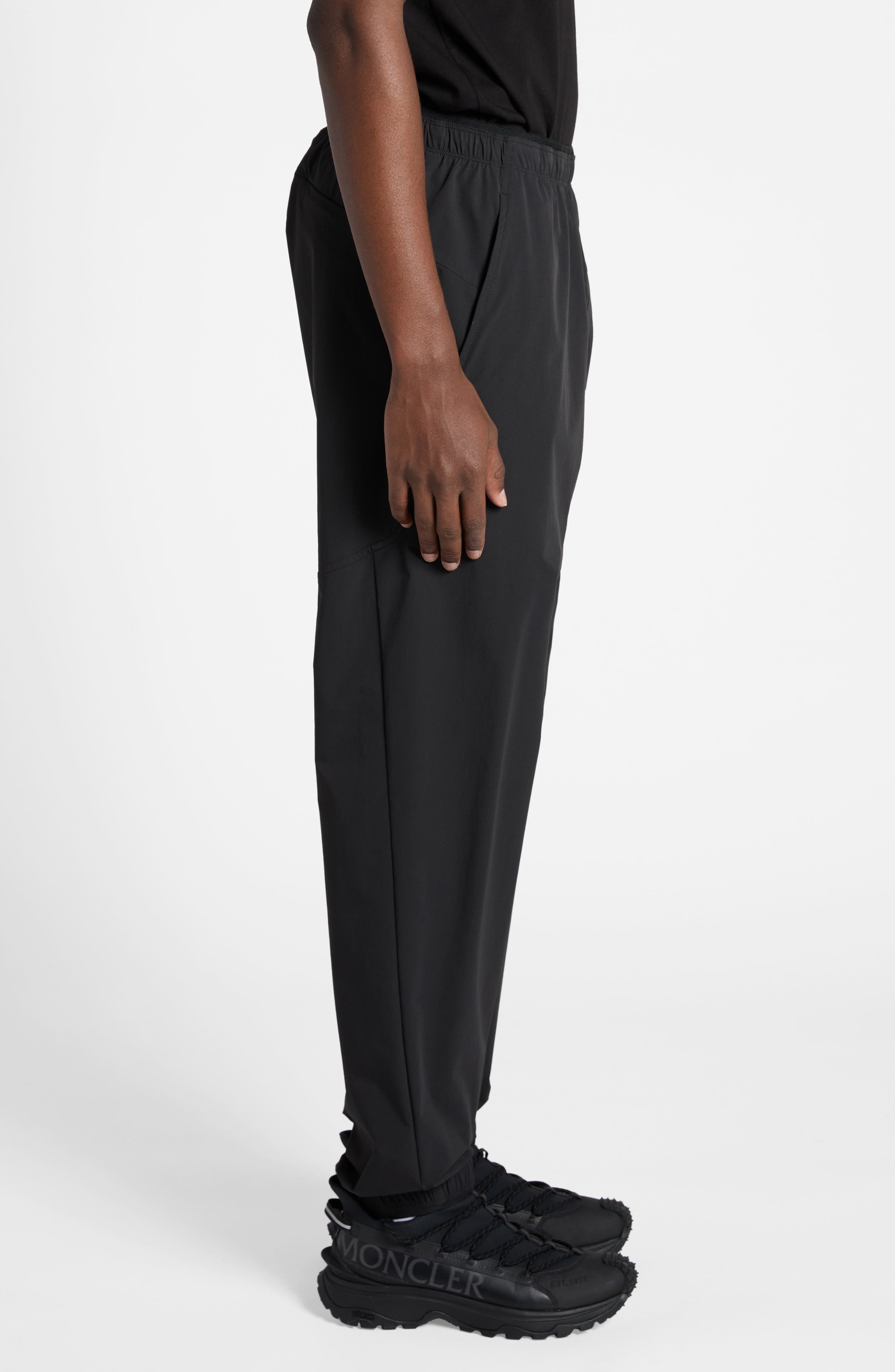 Moncler Stretch Joggers in Black at Nordstrom - 4