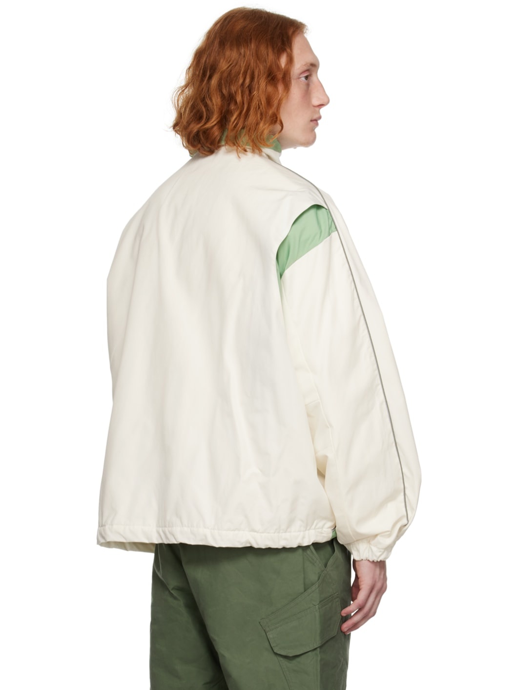 Off-White Paneled Jacket - 3
