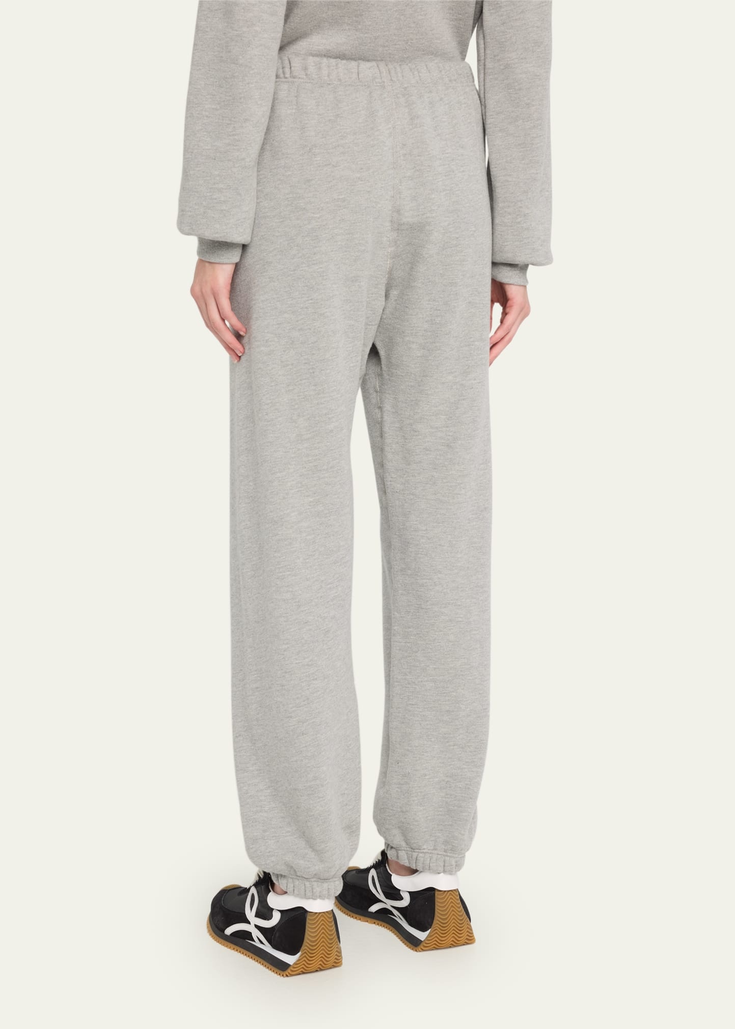Classic French Terry Cinched-Cuff Sweatpants - 3