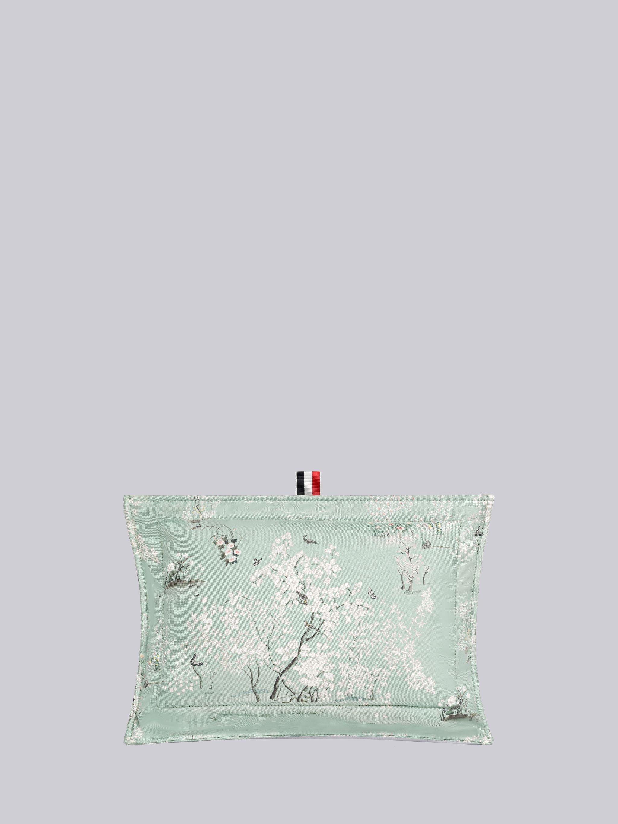 Printed Silk Toile Small Pillow Clutch - 3