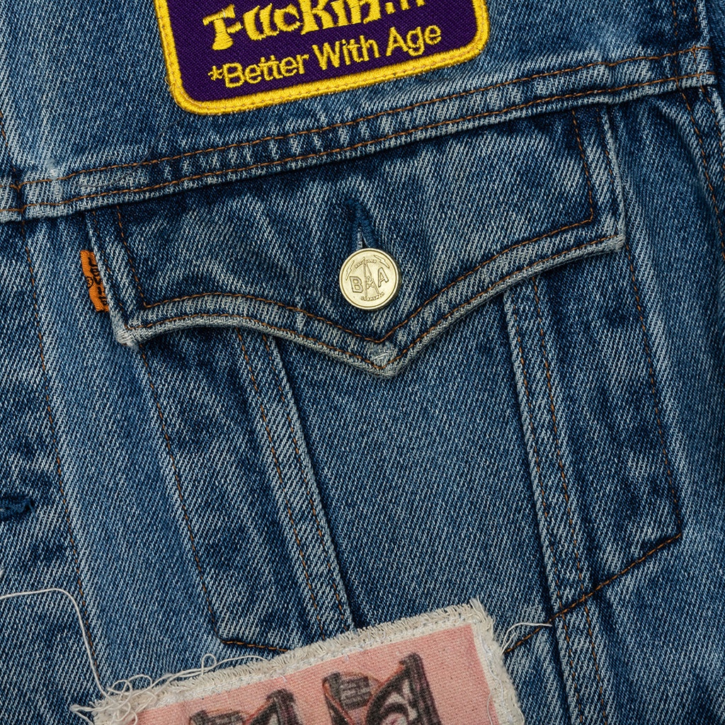 PORTRAIT DENIM JACKET - MULTI - 3