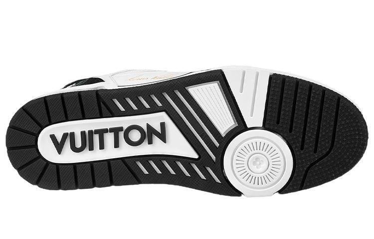 LOUIS VUITTON LV Trainer 'White Black Velcro' 1A9ZB0 - 4