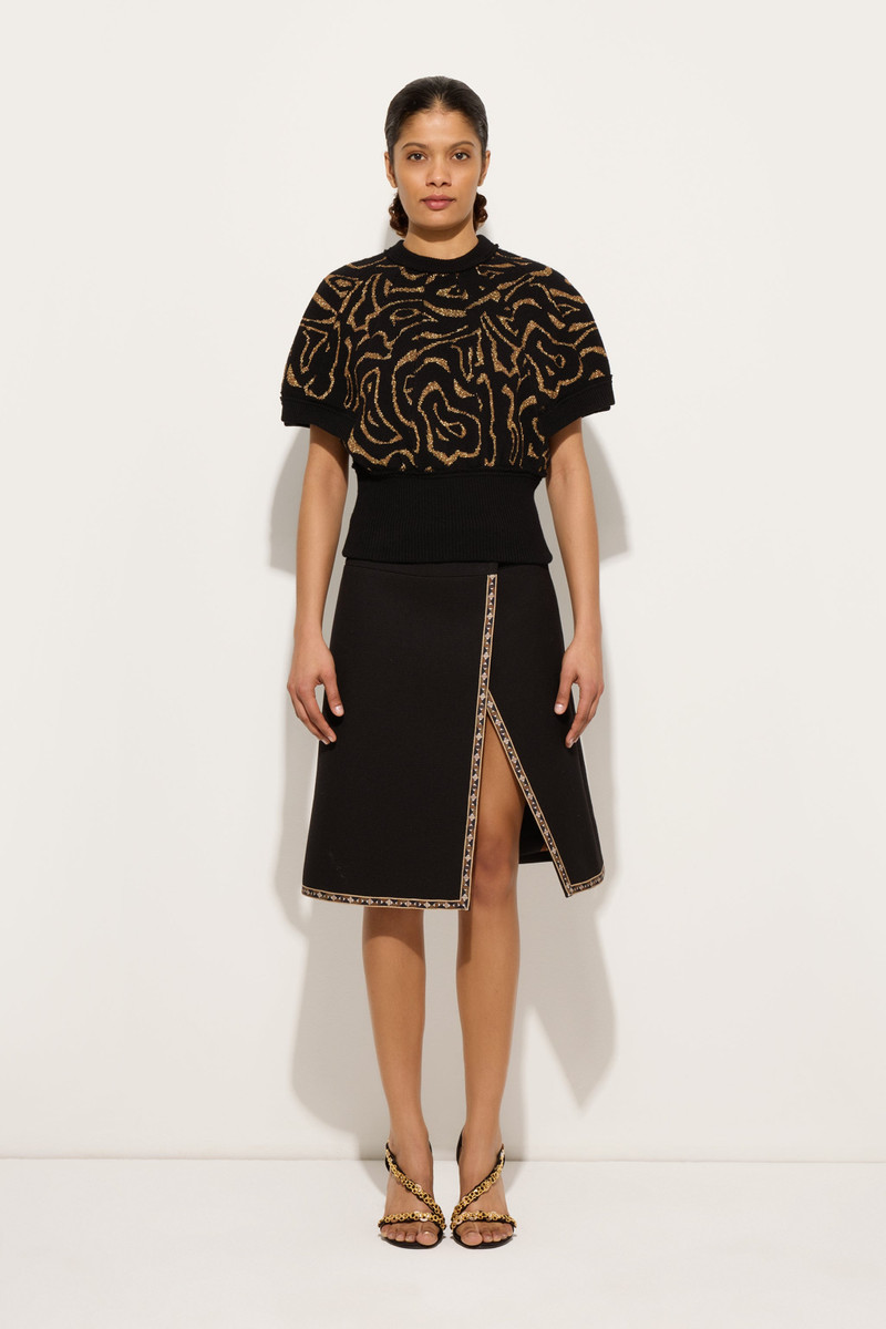 PUCCI JACQUARD LUREX TOP WITH LABIRINTO PATTERN outlook
