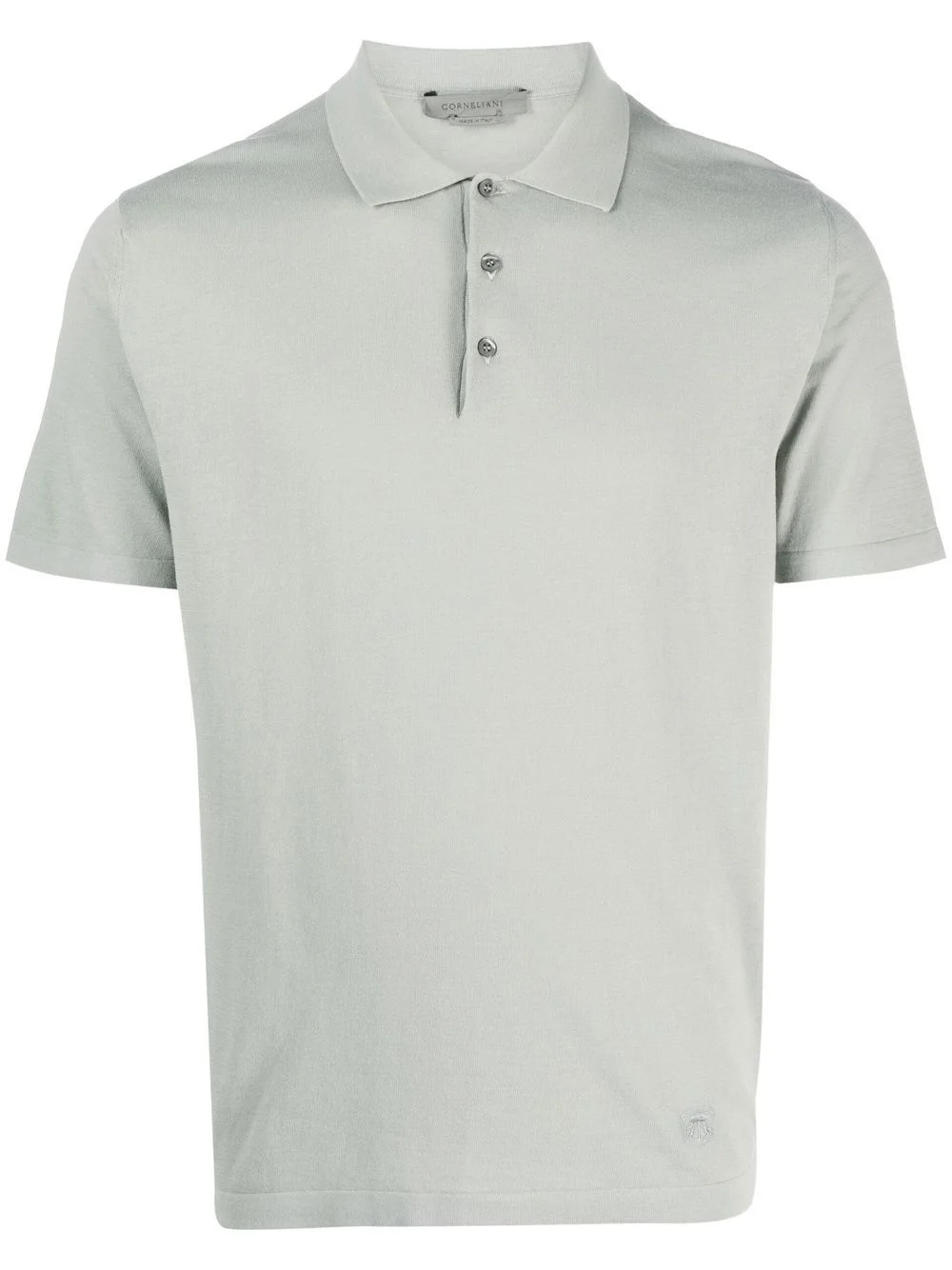 short-sleeve cotton polo shirt - 1