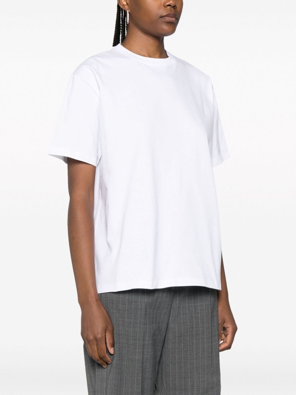 round-neck cotton T-shirt - 3