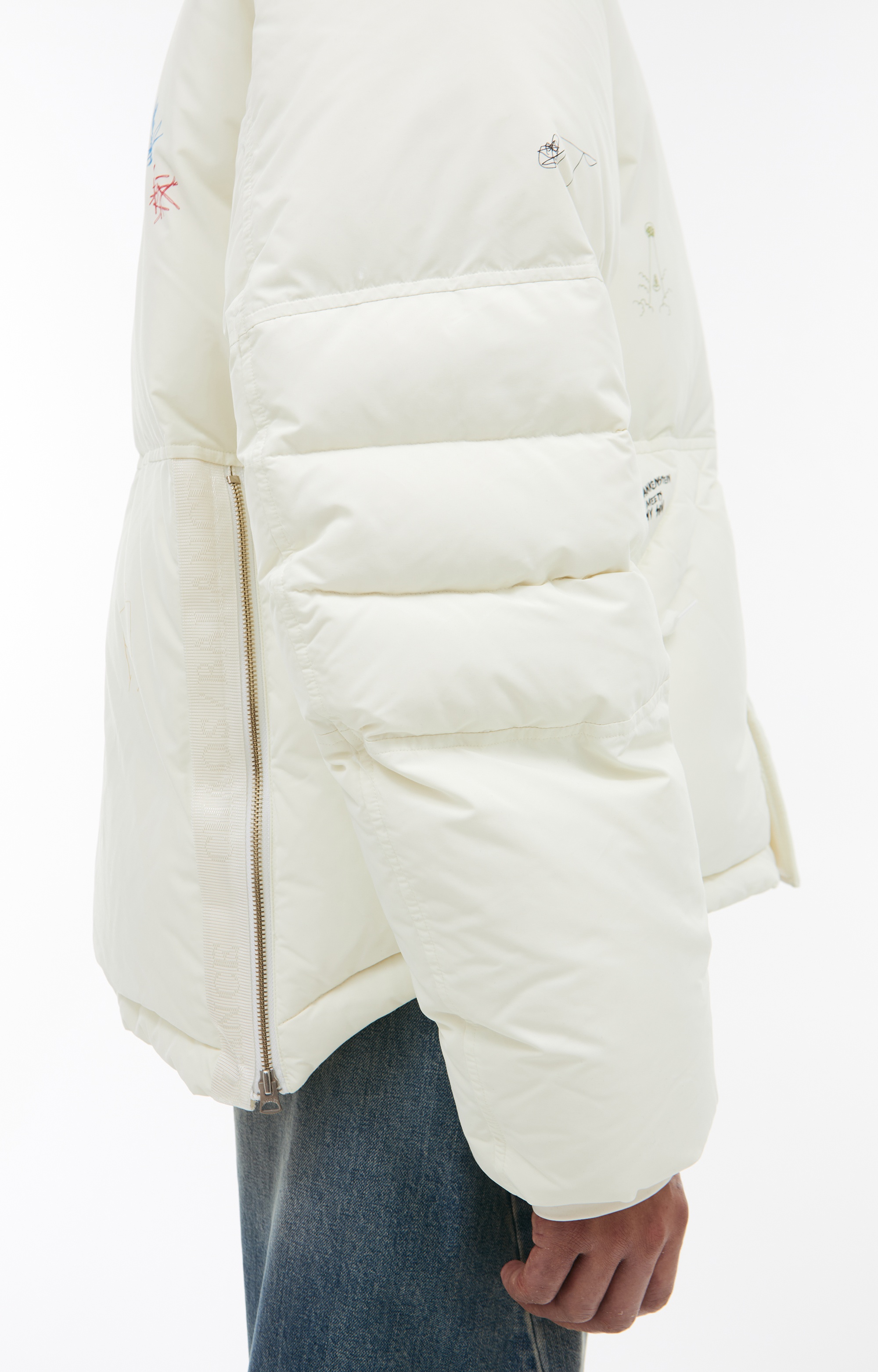 MONOPRINT DOWN JACKET - 5