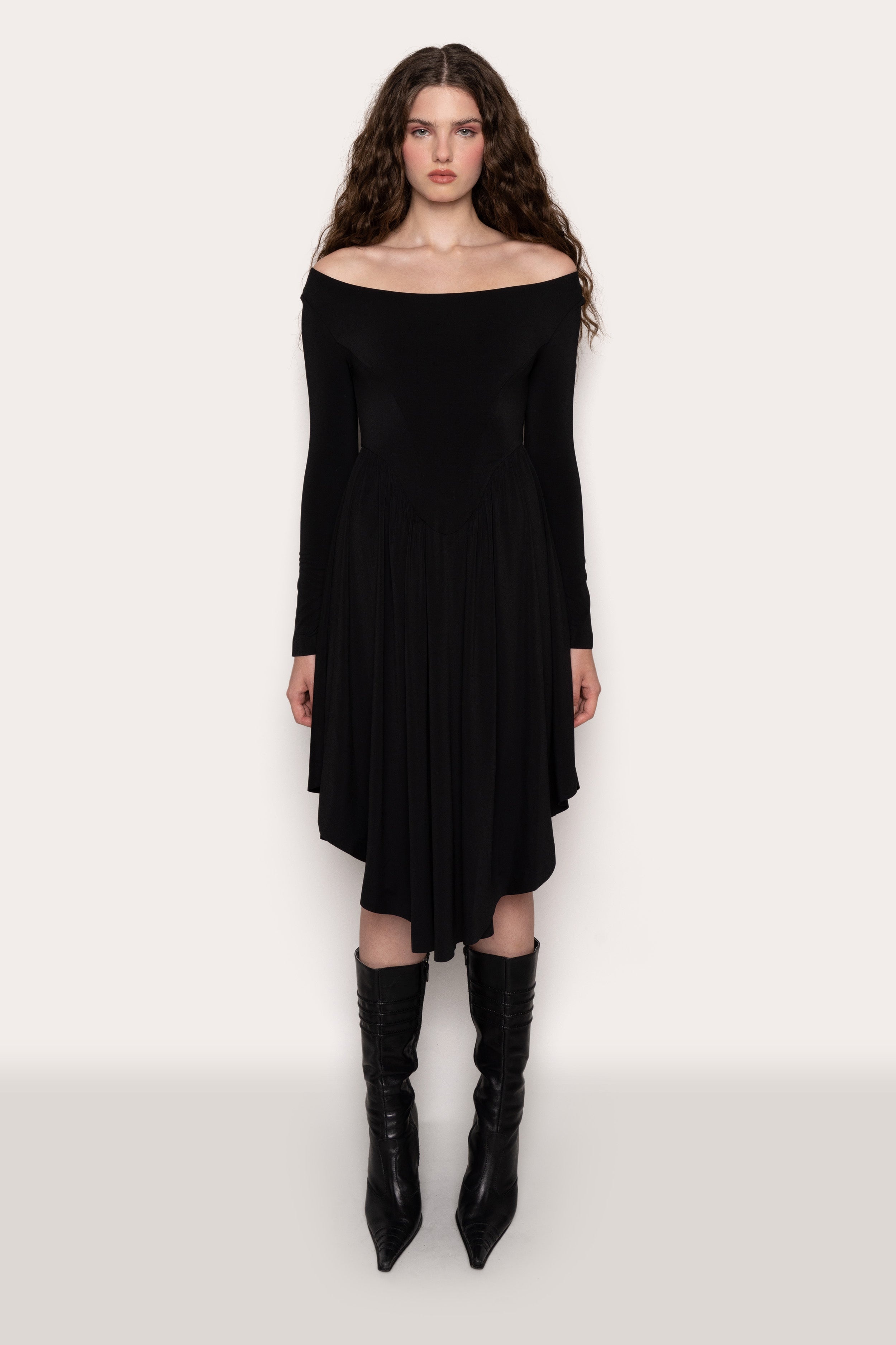 SYLVAN LONG SLEEVE JERSEY DRESS - 3