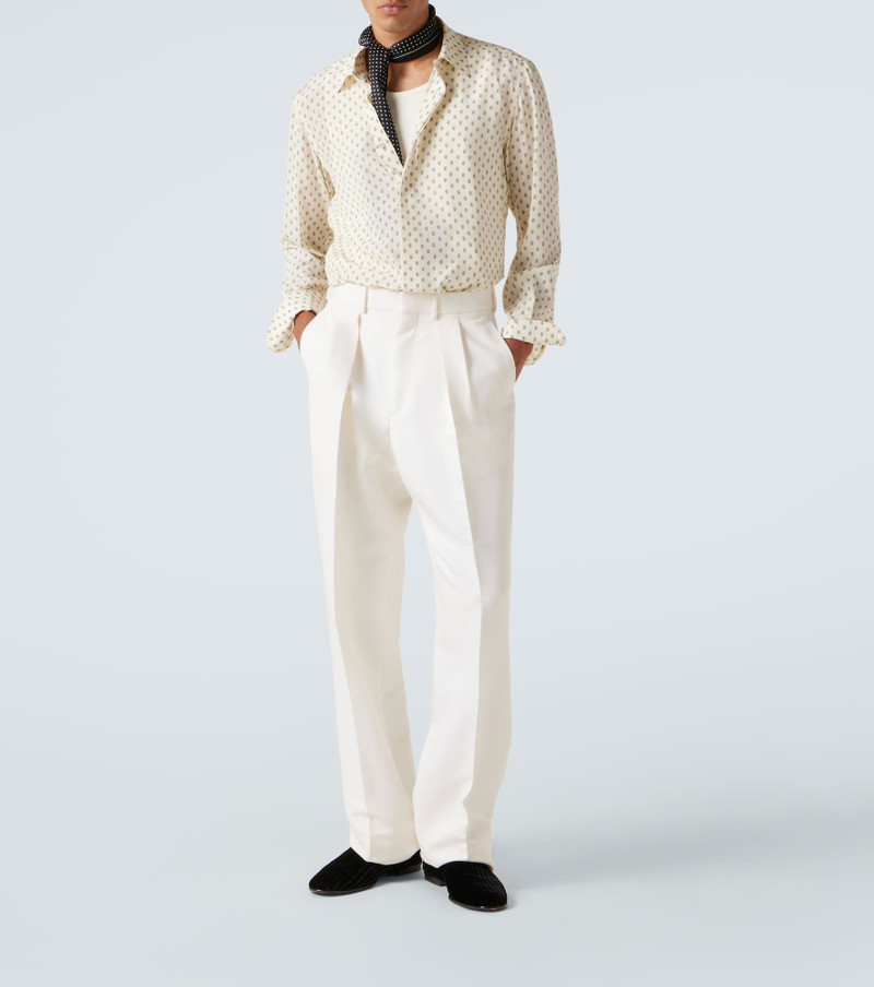 TOM FORD Wool and silk suit pants outlook