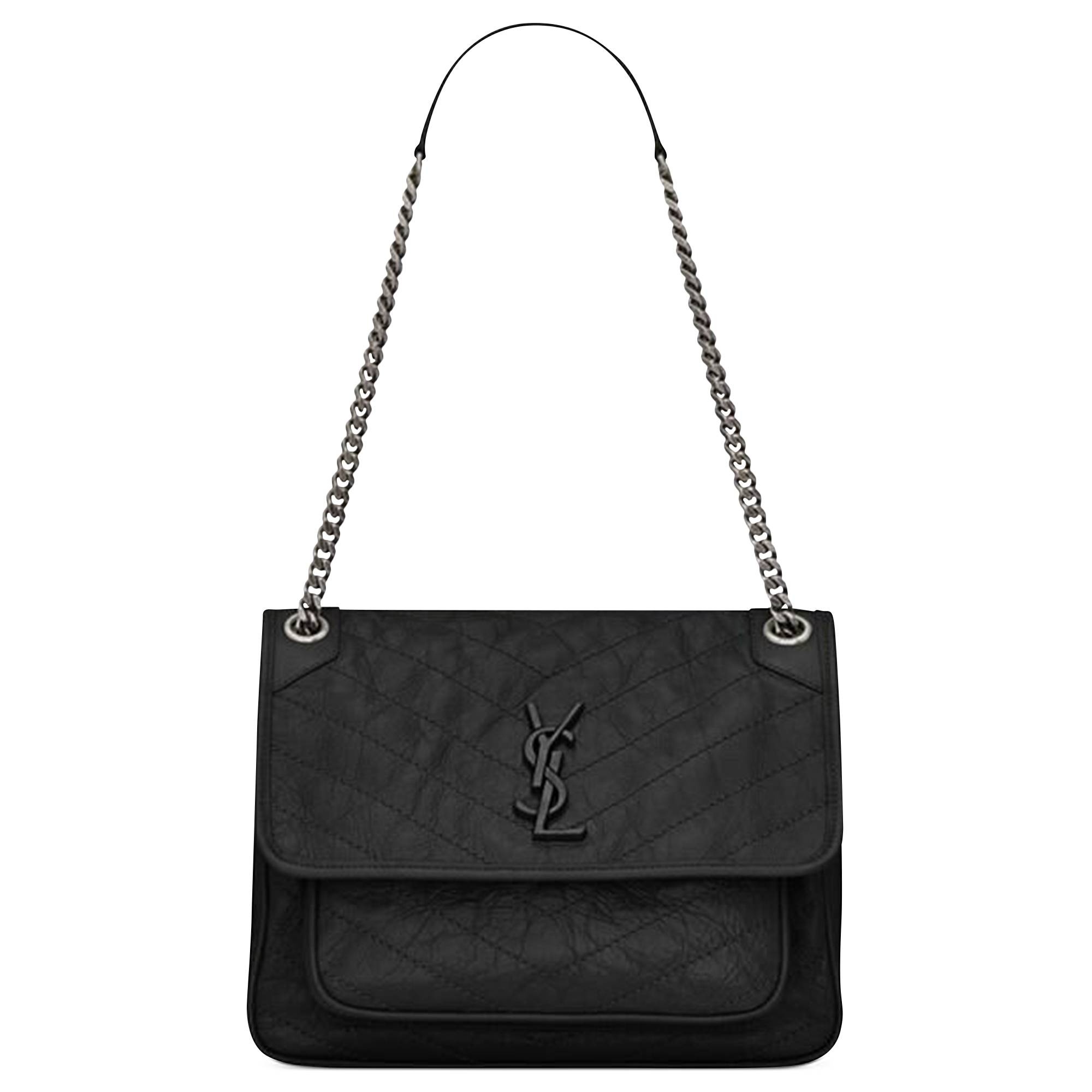Saint Laurent Medium Niki Monogram Chain Bag 'Black' - 1