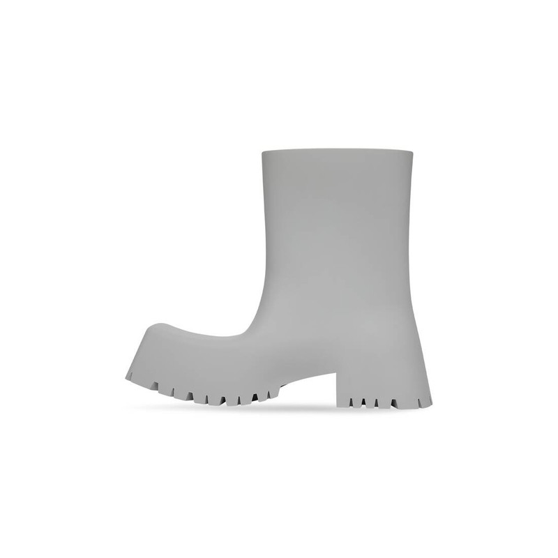 BALENCIAGA Women's Trooper Rubber Boot in Grey outlook
