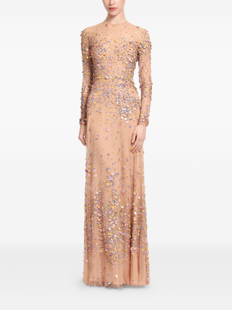 ELIE SAAB sequin-embellished maxi dress outlook