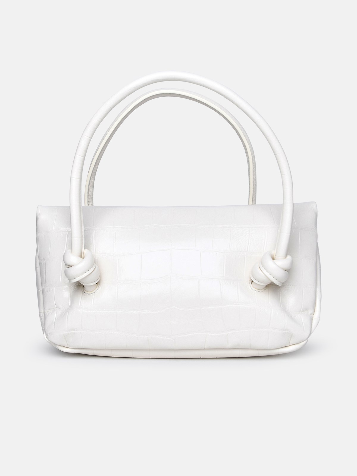 WHITE LEATHER BAG - 3