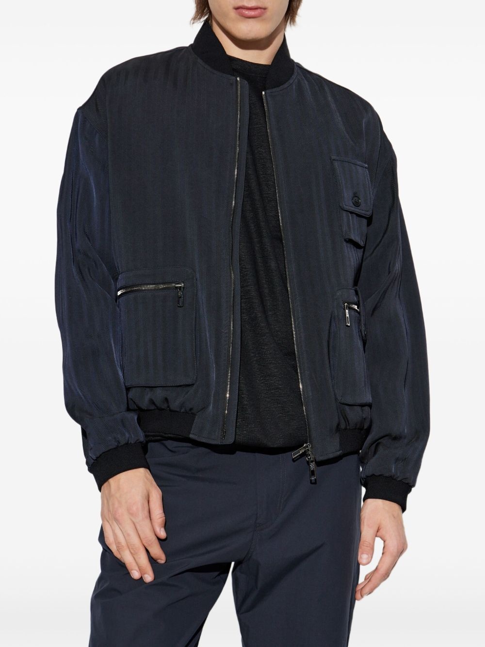 zip-up bomber jacket - 3