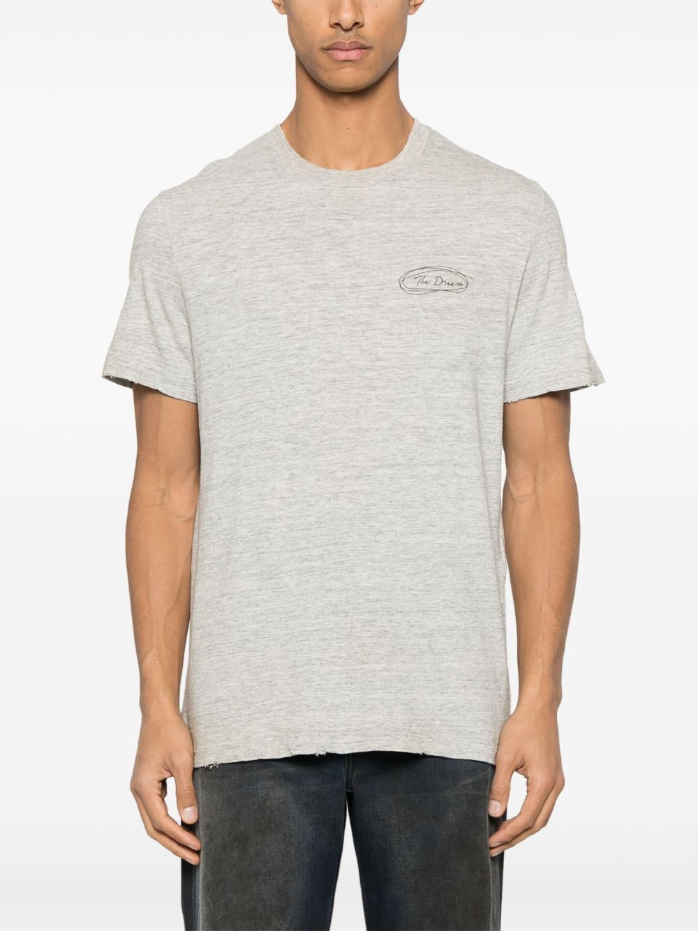 handwriting-print T-shirt - 3