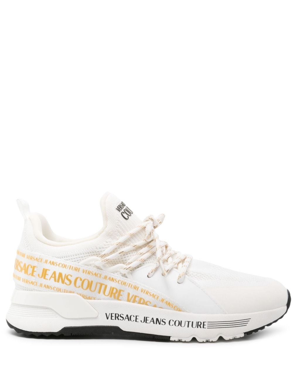 Dynamic logo-strap sneakers - 1