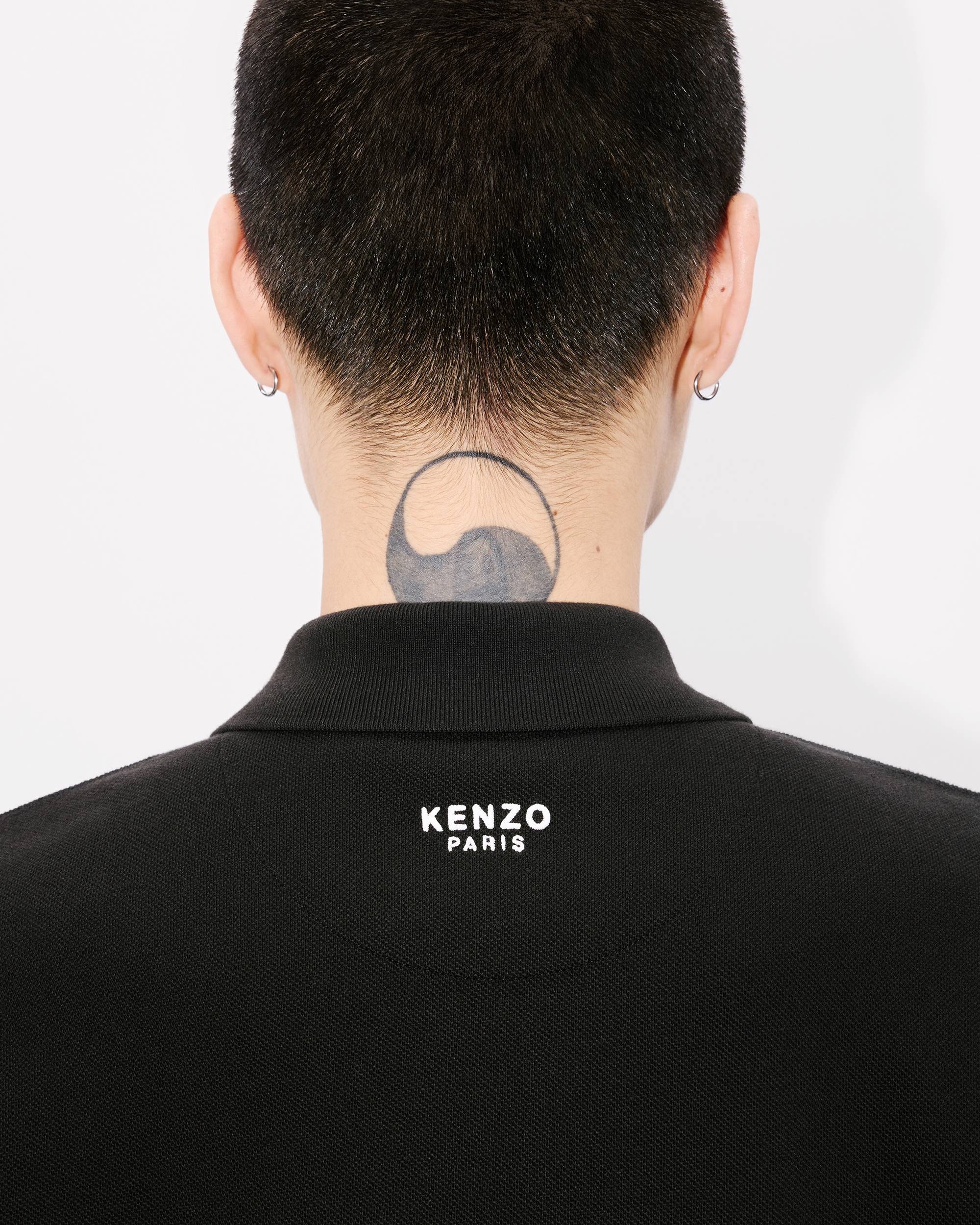 'KENZO Pop' embroidered slim polo in cotton - 7