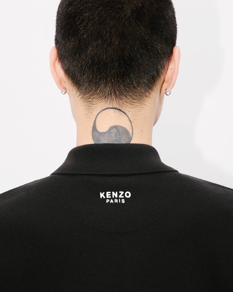 'KENZO Pop' embroidered slim polo in cotton 7