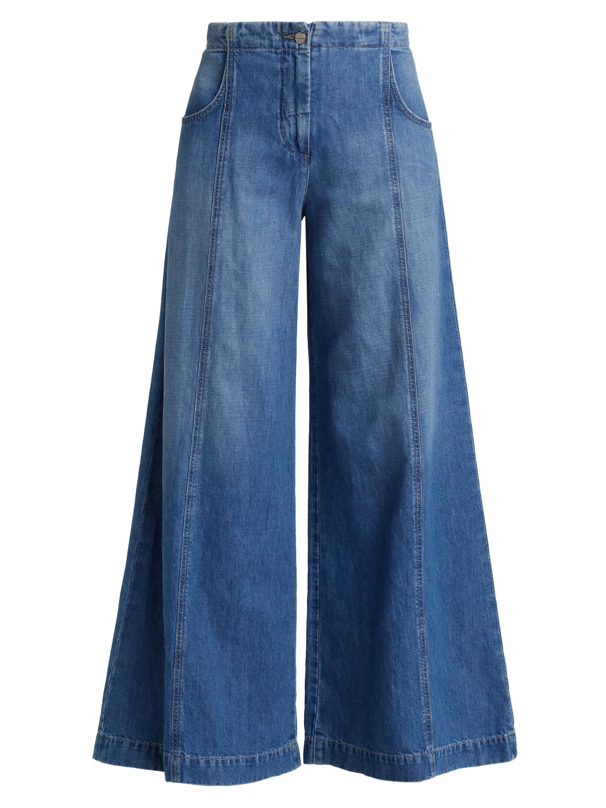 Women's Dancing In The Dark Wide-Leg Jeans - Vintage Wash - 1