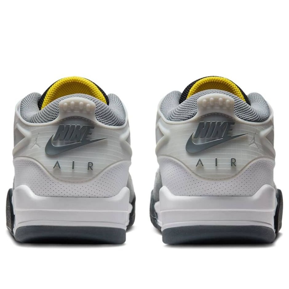 Air Jordan 4 RM Premium 'White Black Smoke Grey Fire Red' IB8052-100 - 5