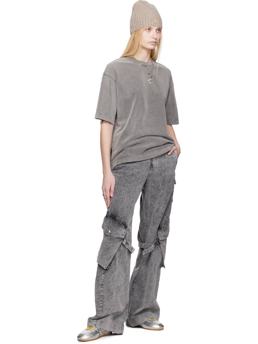 Gray Relaxed Fit T-shirt - 4