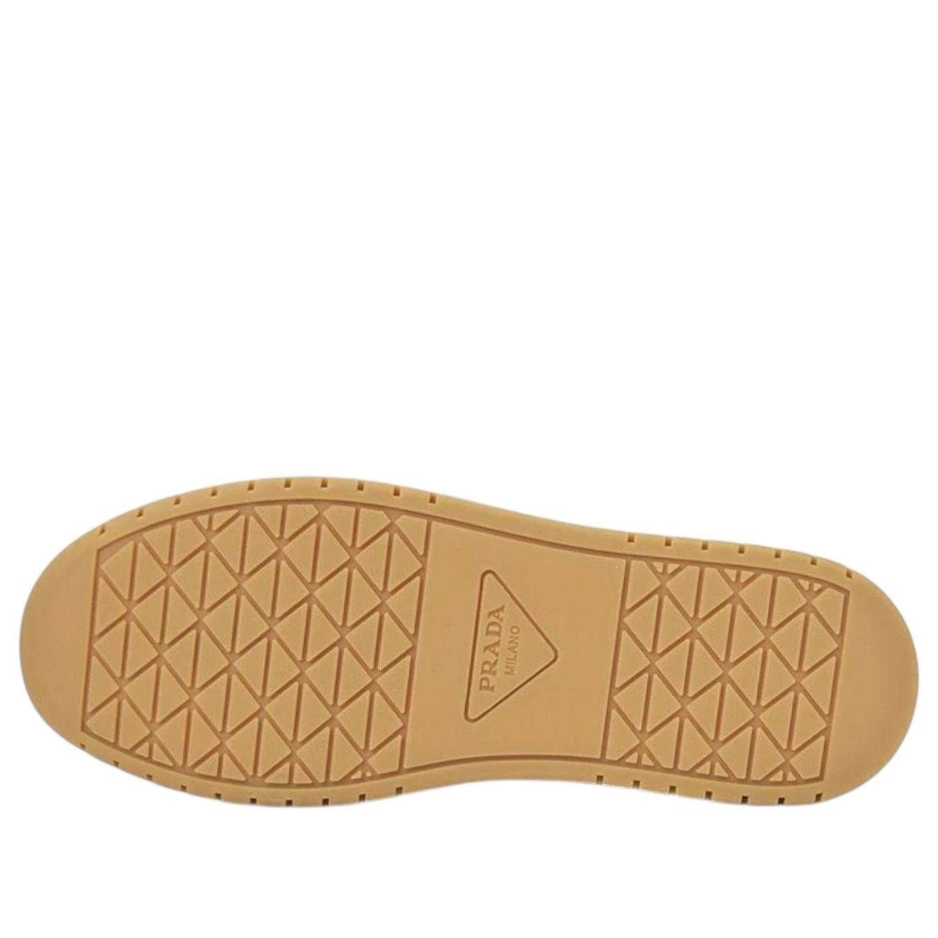 (WMNS) PRADA Downtown Leather Low 'Black Gum' 1E792M-038-F0632 - 5