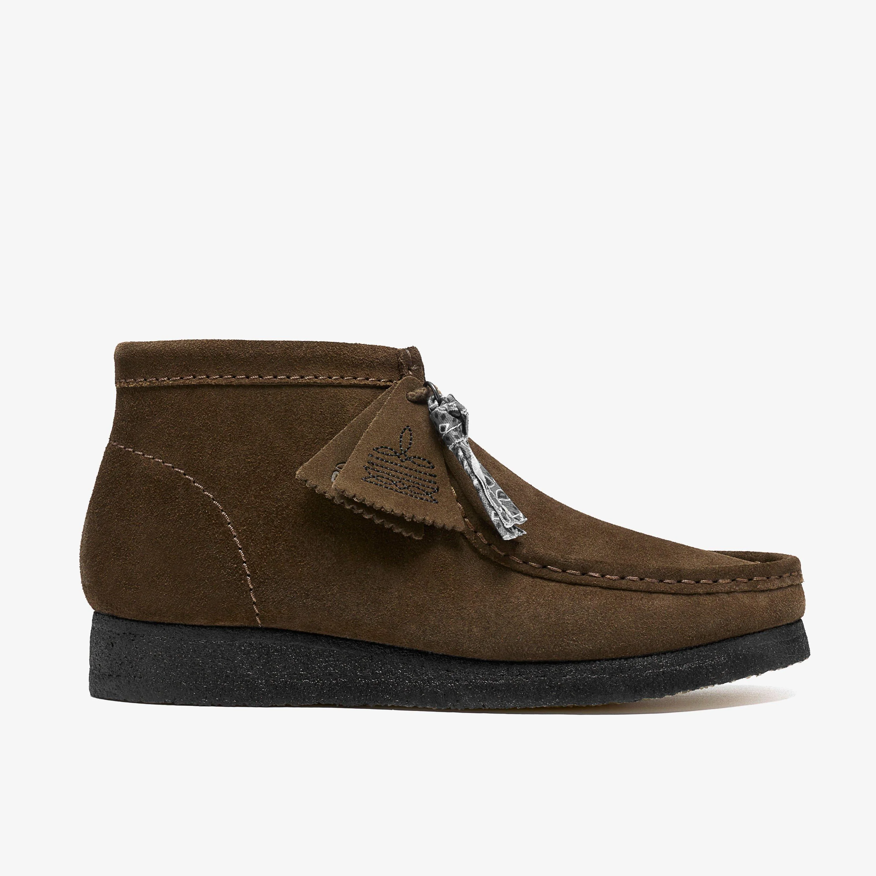 Wallabee Boot Dark Olive Suede - 1