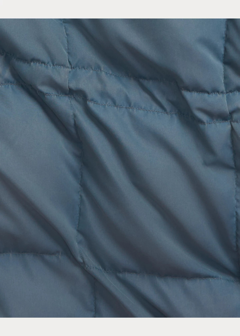 Faux-Fur-Trim Quilted Jacket 6