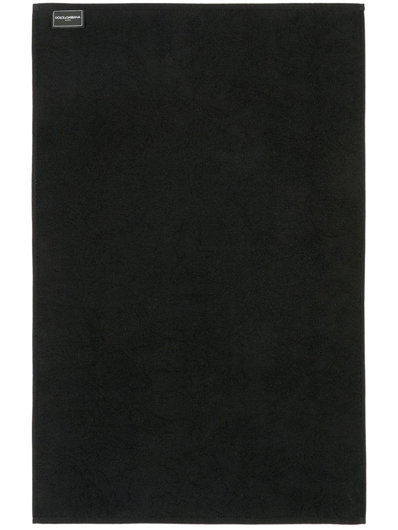 Dolce & Gabbana logo jacquard bath mat outlook