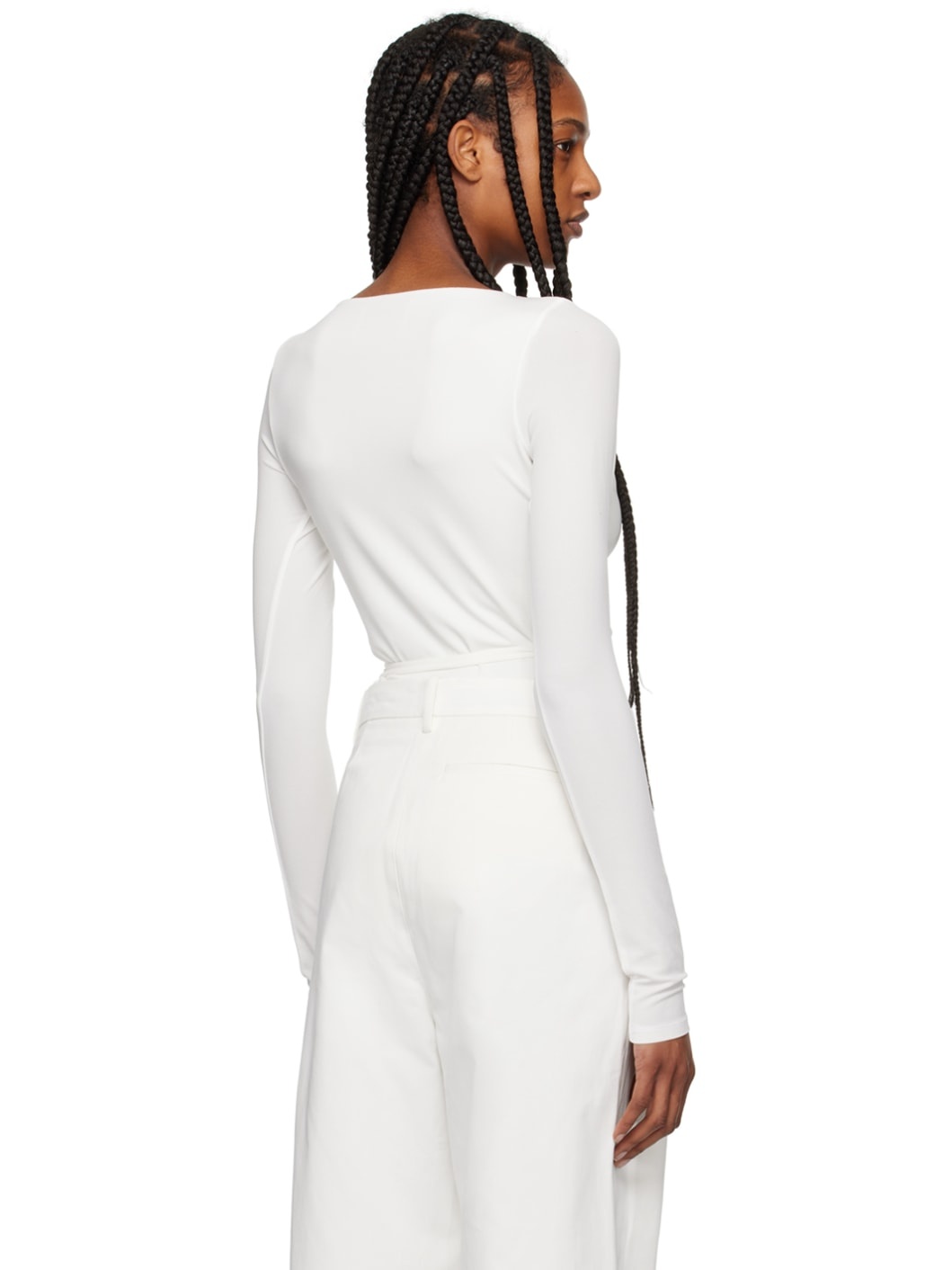 White Jennifer Bodysuit - 3