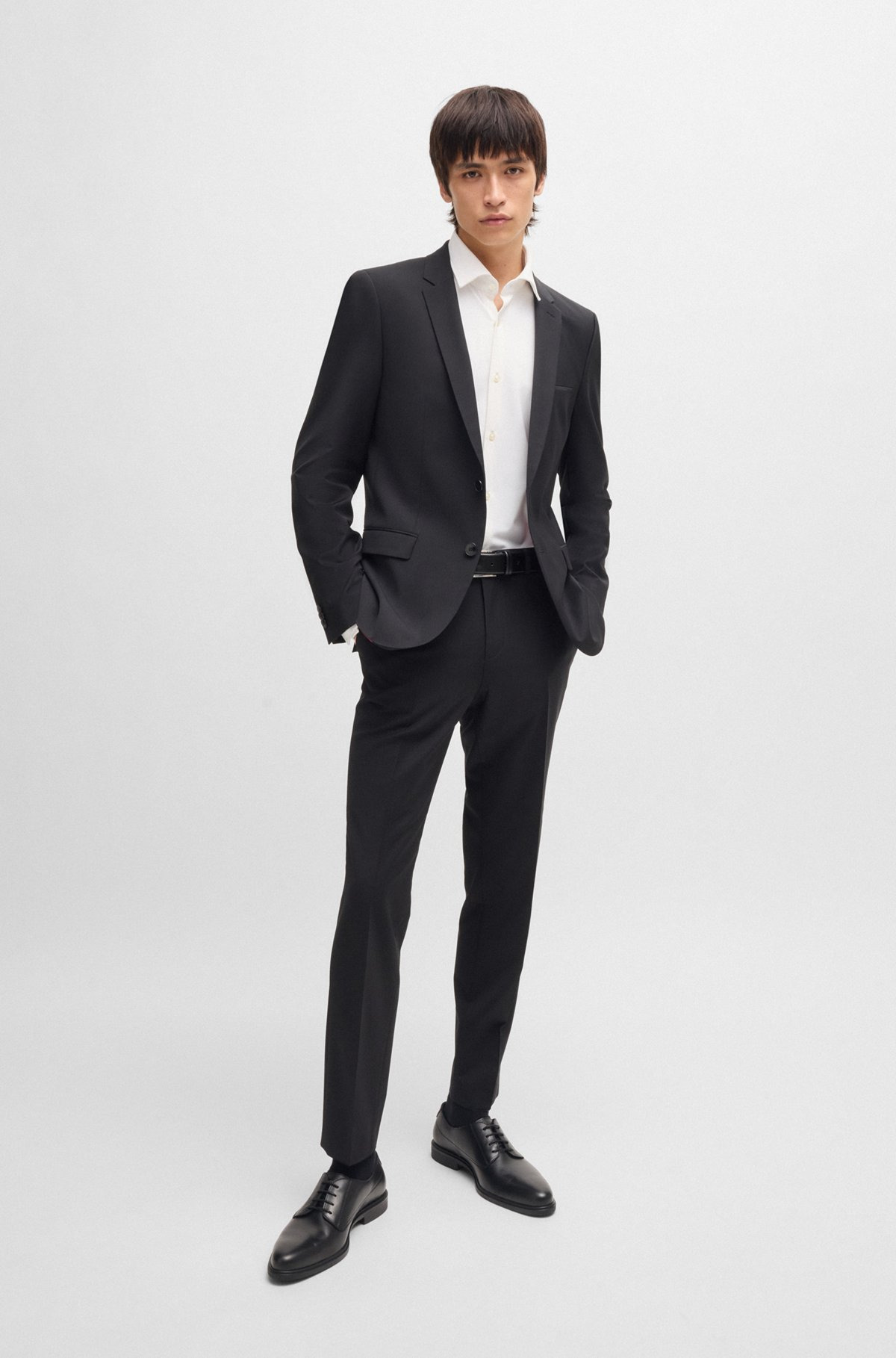 SLIM-FIT SHIRT IN PERFORMANCE-STRETCH JERSEY - 4