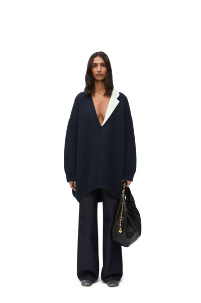 Loewe Oversized sweater in cashmere and mohair outlook