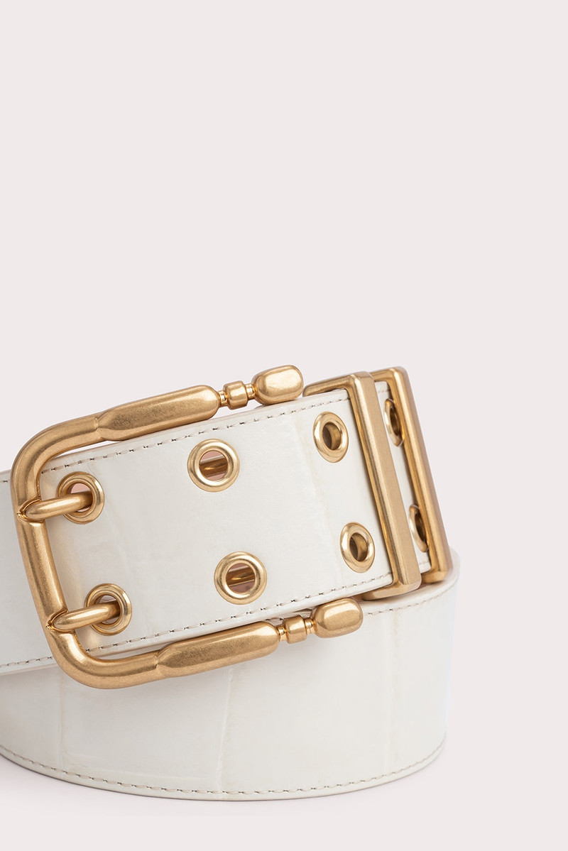 DUO CREAM MAXI CROCO EMBOSSED LEATHER 3