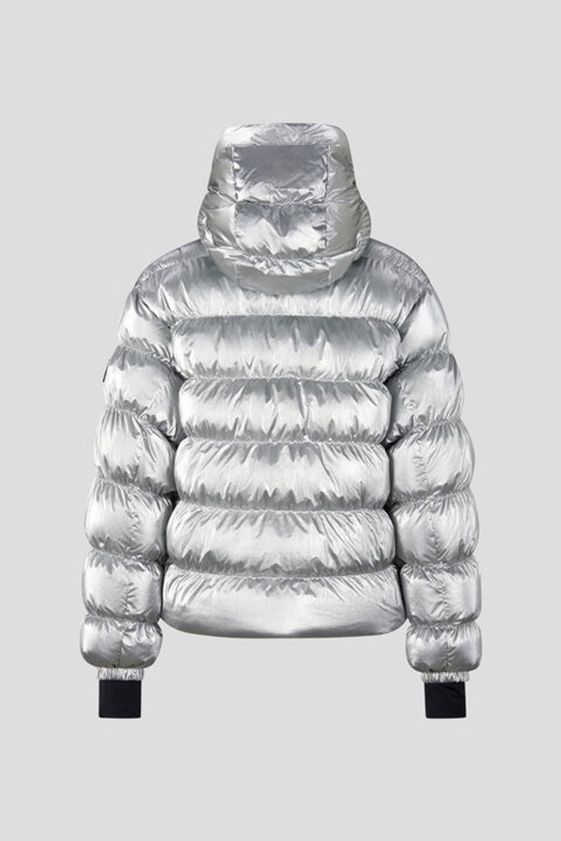 Rosetta Quilted jacket in Silver 3