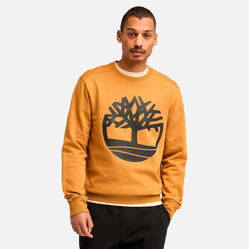 Timberland Men's Timberland Tree Logo Crewneck Sweatshirt outlook