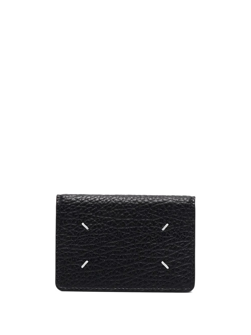 Maison Margiela four-stitch leather card holder outlook