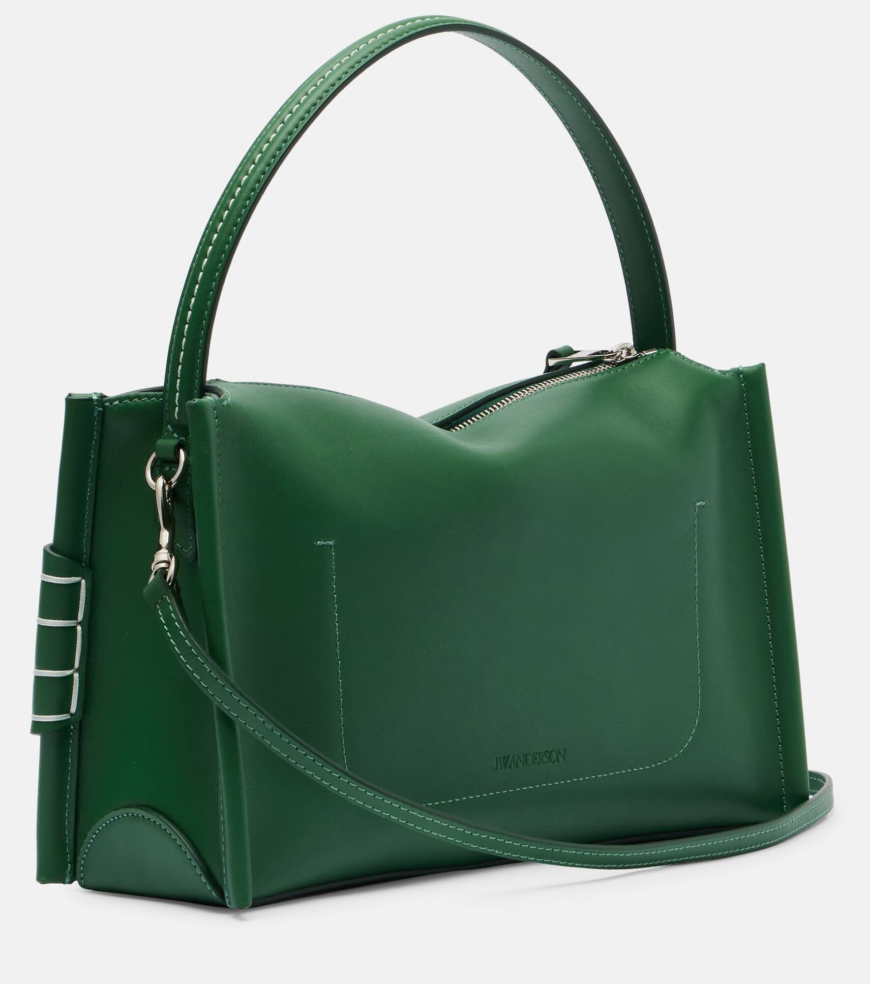 Loafer leather shoulder bag - 4