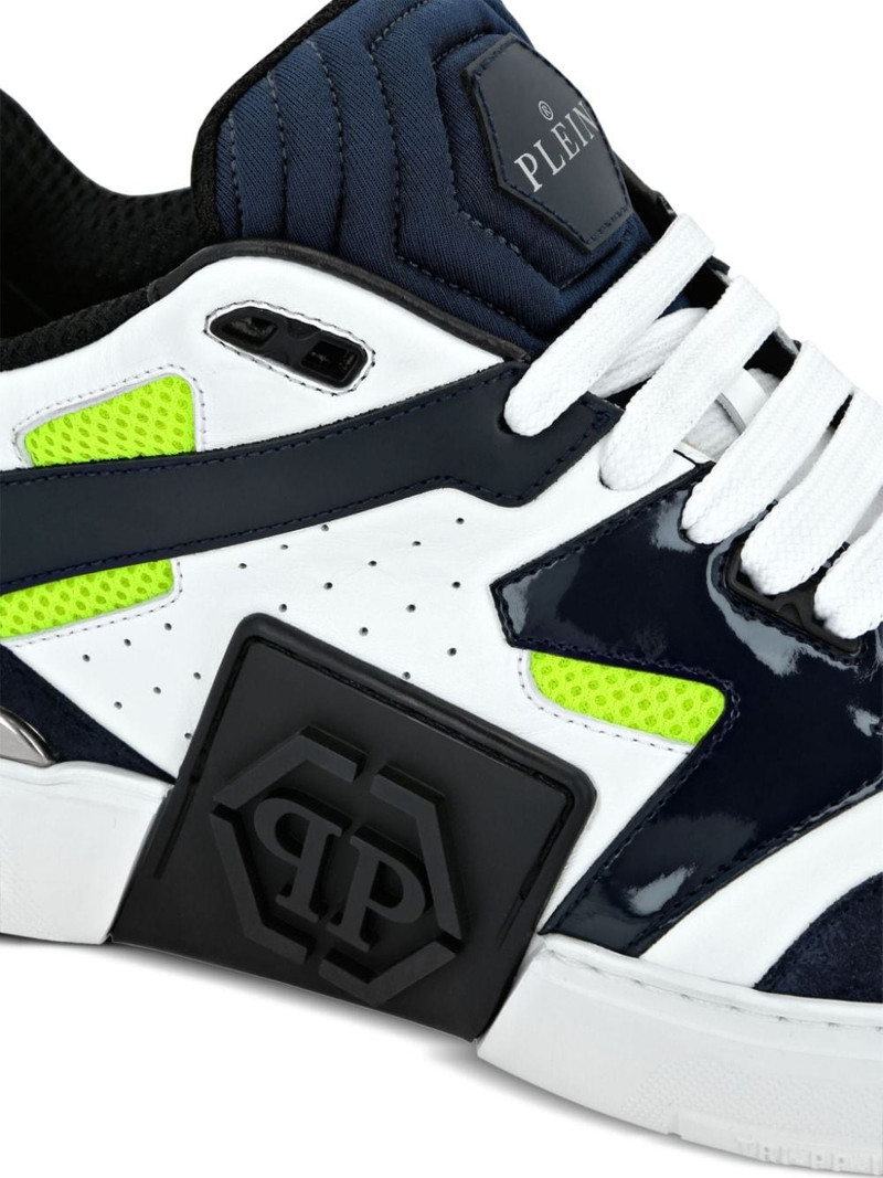 Mix logo-patch sneakers 3