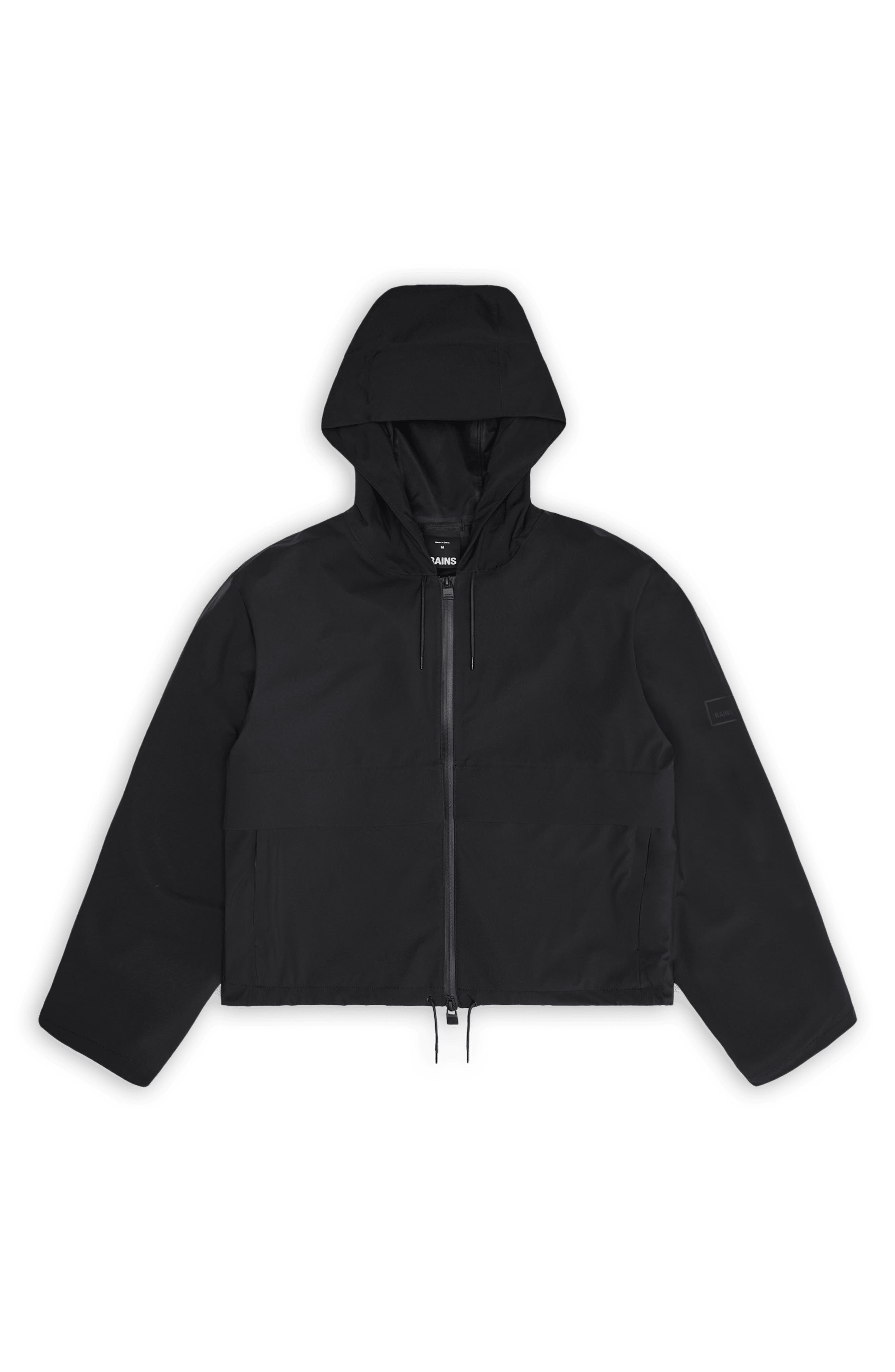 Rains Suva Hardshell Rain Jacket in Black at Nordstrom - 3