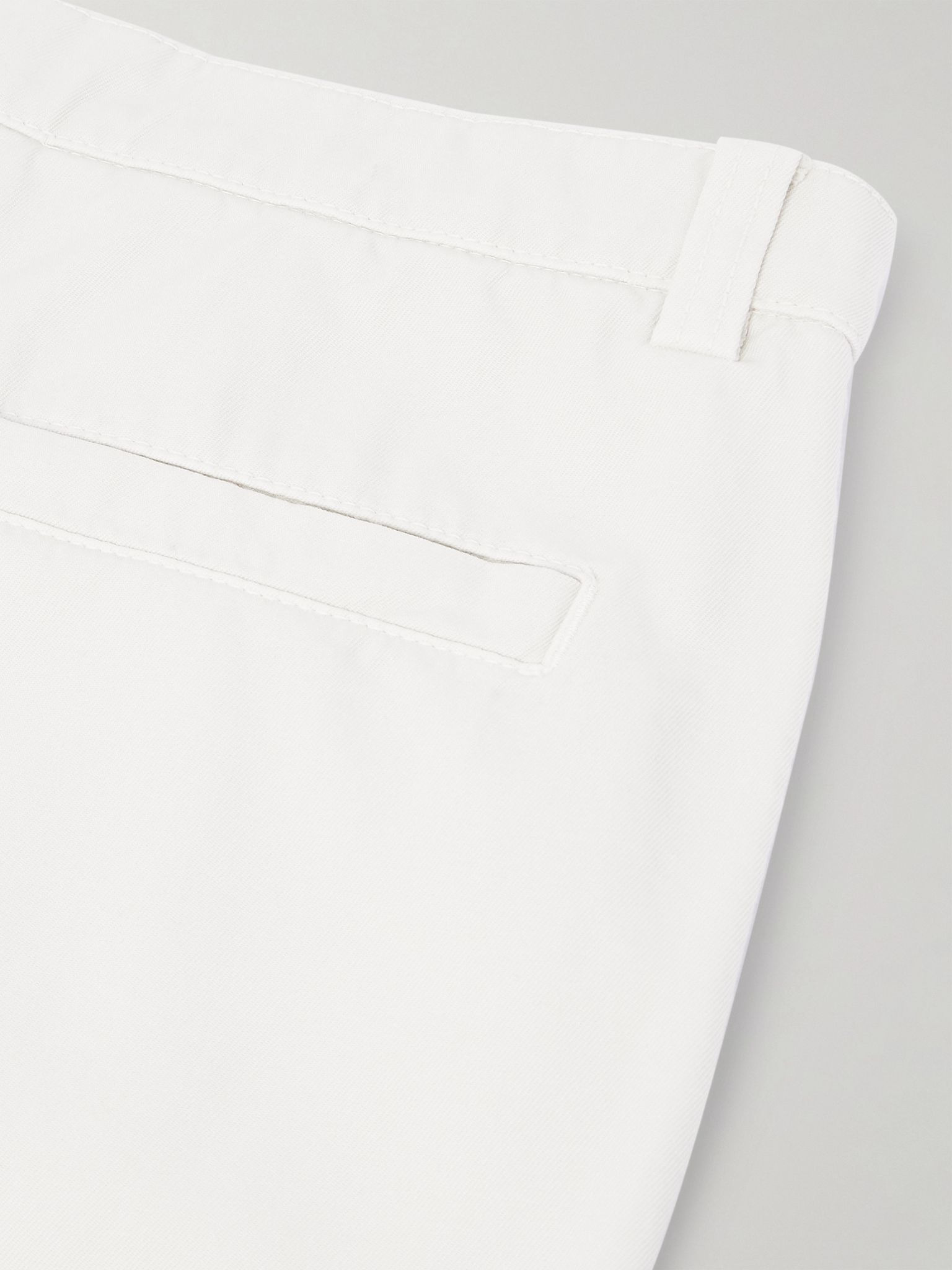 Cotton-Twill Trousers Cream - 5