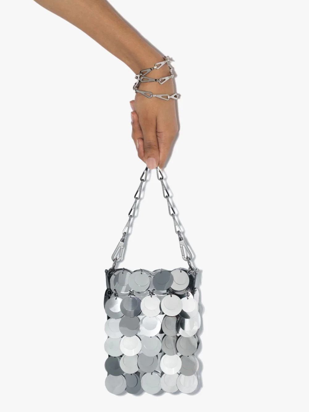 oversized sequin shoulder bag - 3