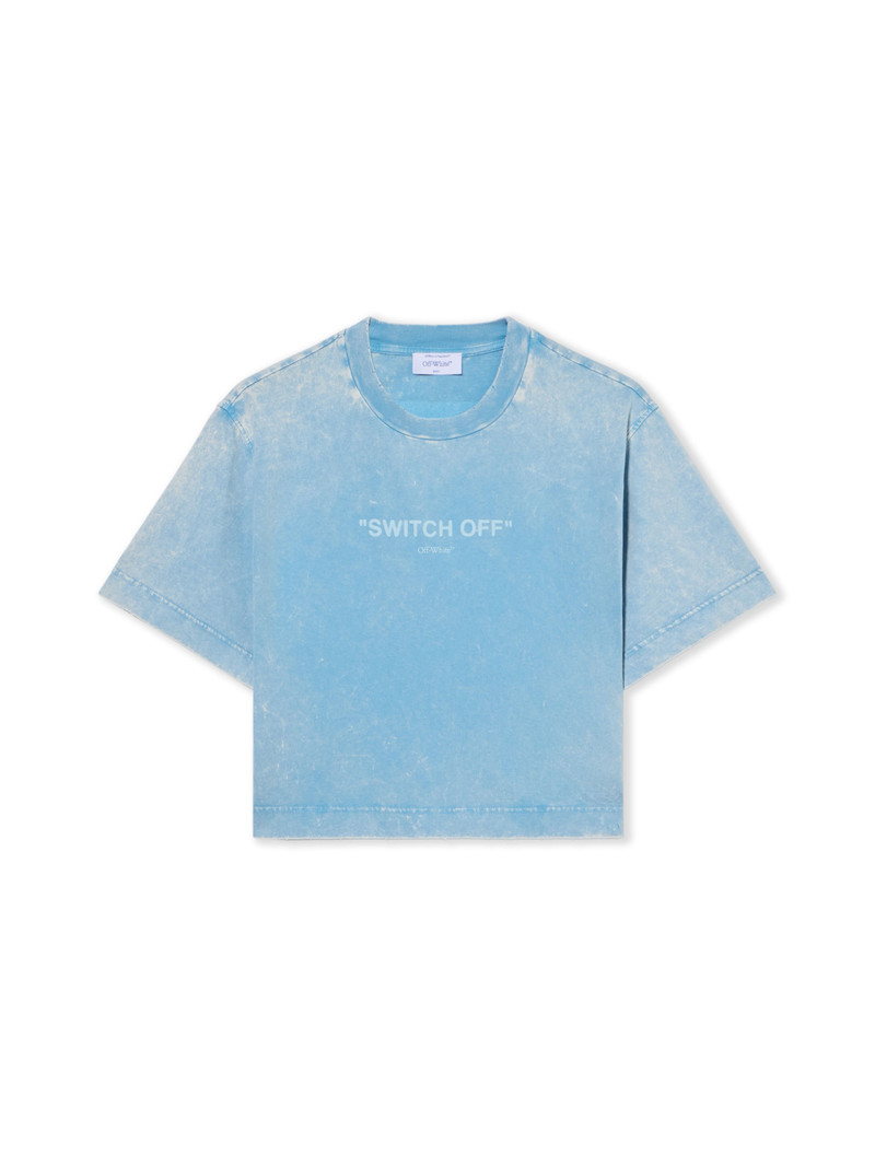 Switch Off Crop T-Shirt 1