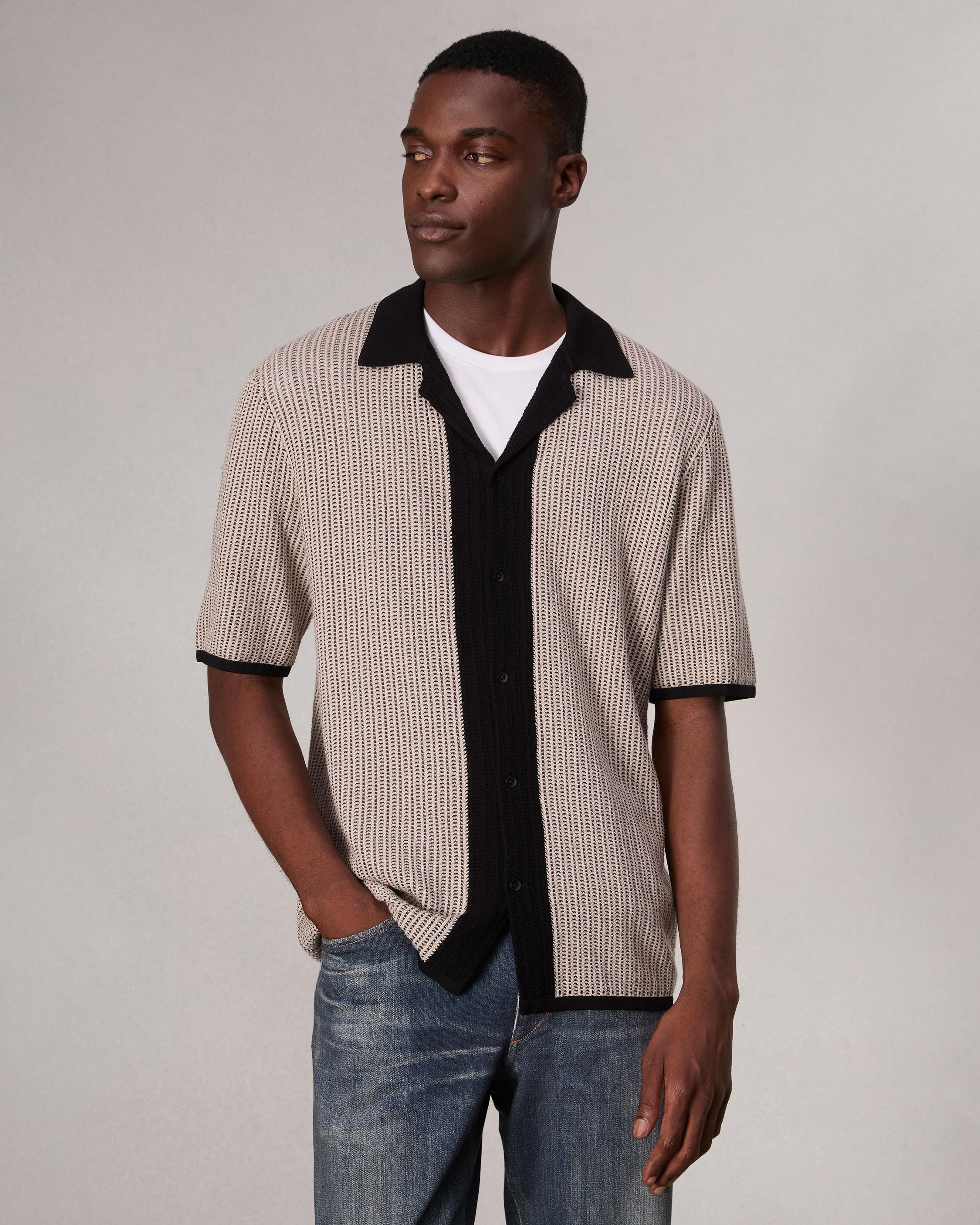 Harvey Knit Camp Shirt - 1