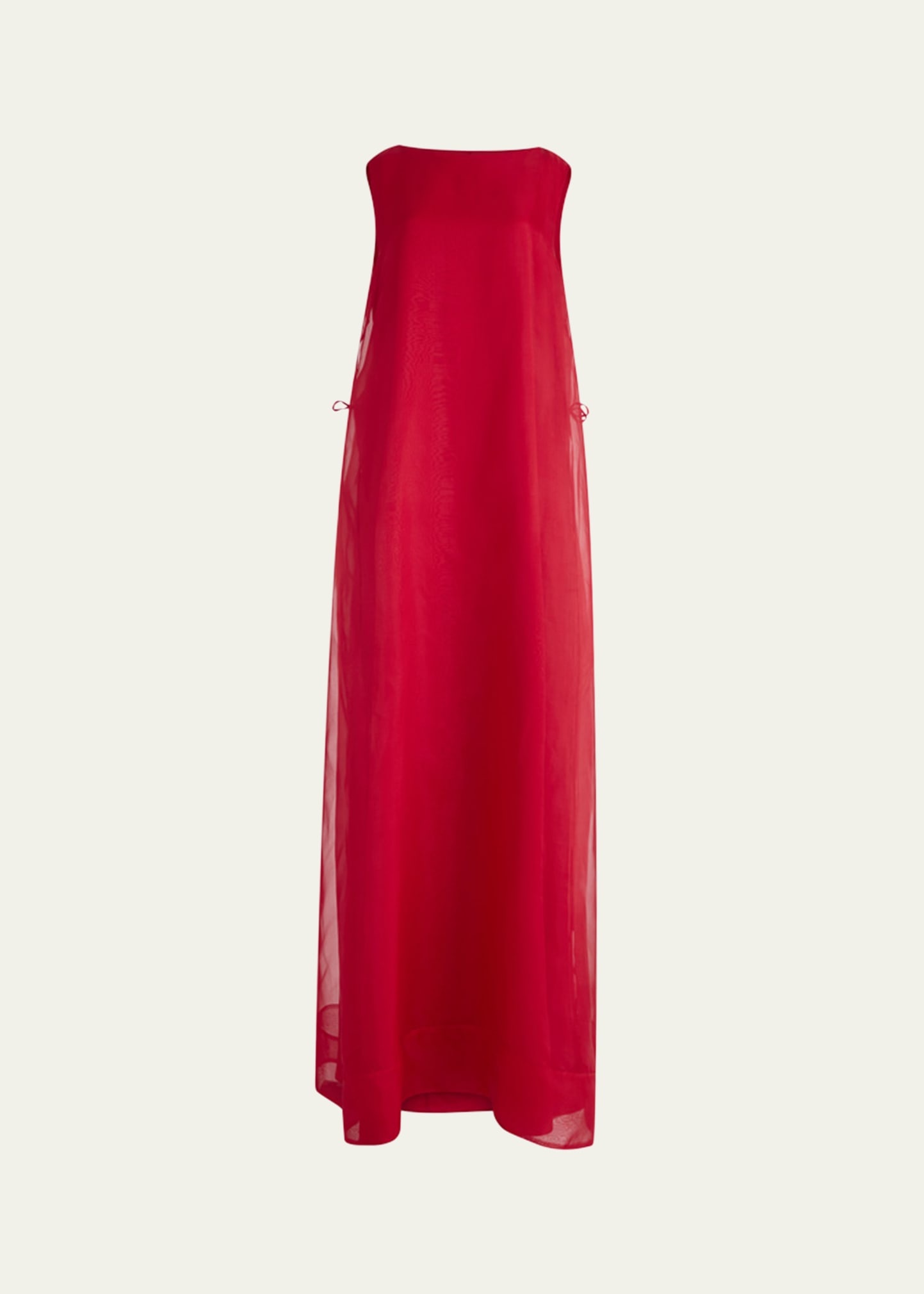Jools Layered Silk Maxi Shift Dress - 1